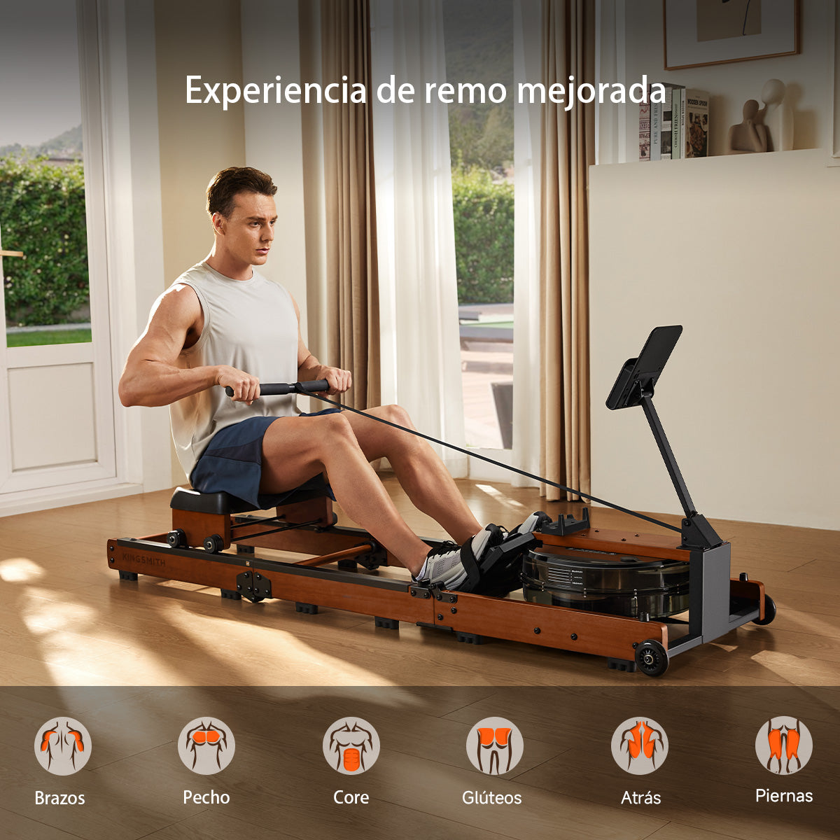 Máquina de remo plegable WR3L
